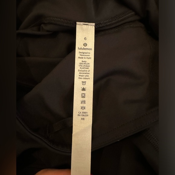 NWT Lululemon Fast and Free HR Tight 25” size 6 - Picture 10 of 10